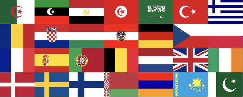 Flags of different countries