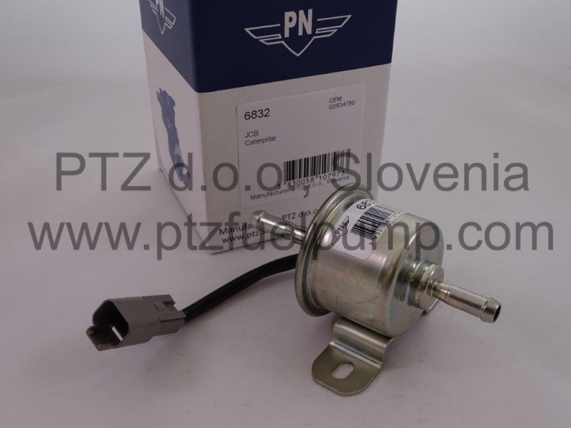 JCB, Caterpillar universal Fuel pump 12V - PN 6832