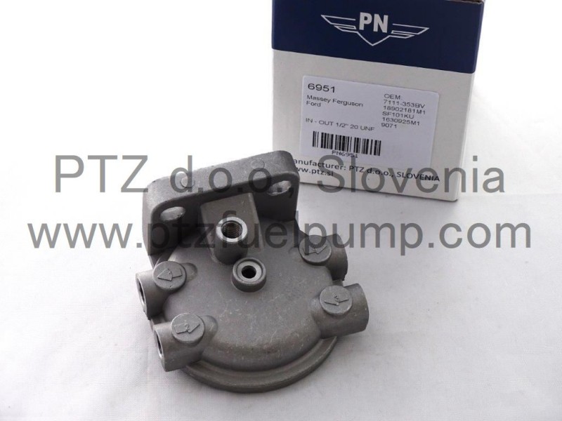 Fuel filter cover Massey Ferguson, Ford - PN 6951