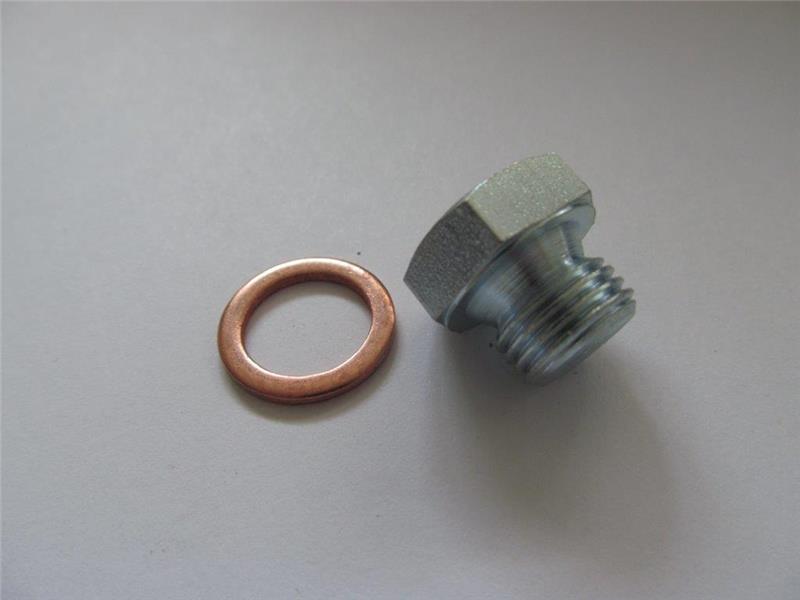 Blank off Nut for filter 1-2 x20 UNF, L17 with washer - PN 1610 