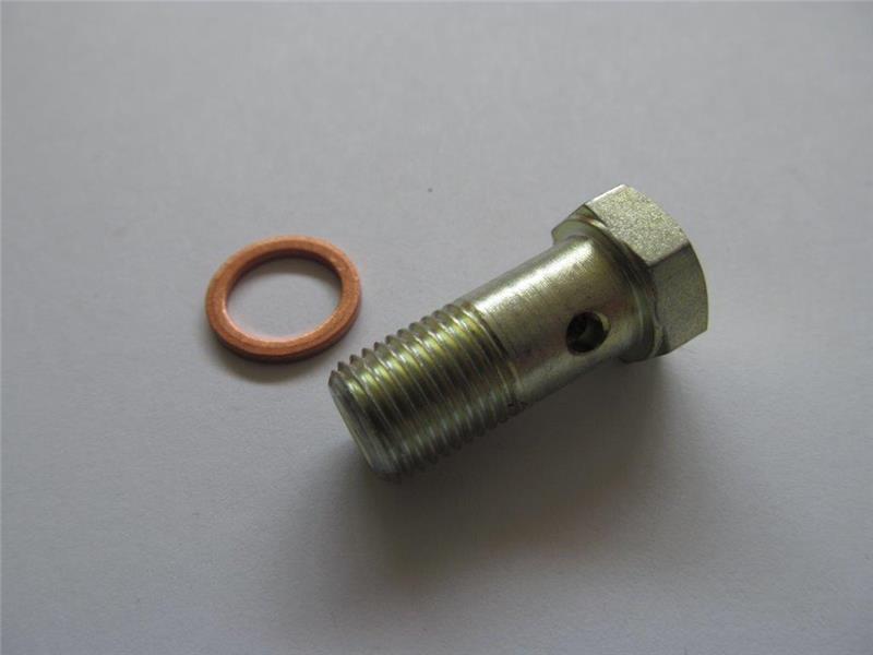 Banjo bolt, M10x1, L22, Hex 14 with washer - PN 1711 