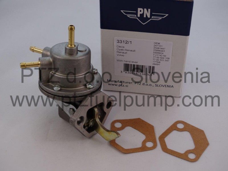 PN 3312/1 - Renault Alpine, Dacia 1210 pompe a essence