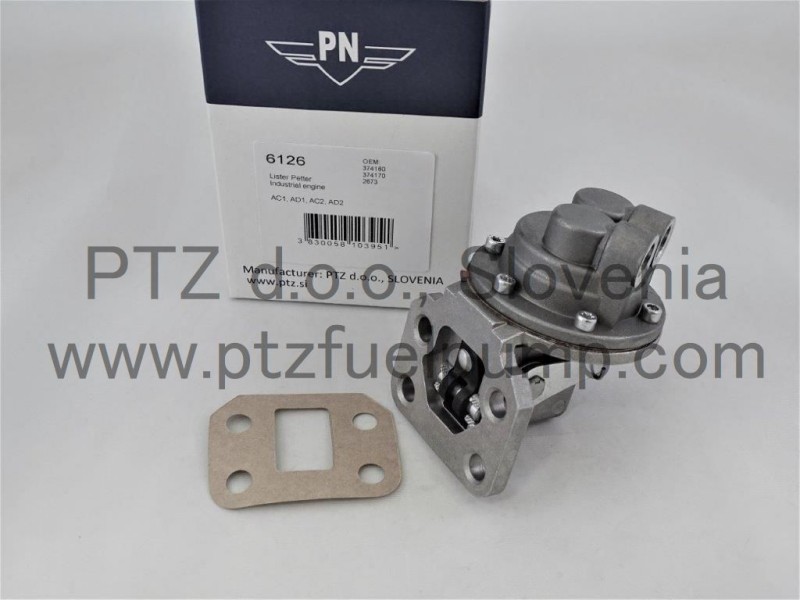 Lister Petter AC1, AC2, DC1, DC2 Fuel pump - PN 6126 