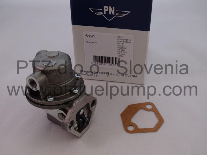 Bukh DV8 SME, DV8 LSME, Ruggerini RD/1, 'FIDO', CDR/1 Fuel pump - PN 6191 