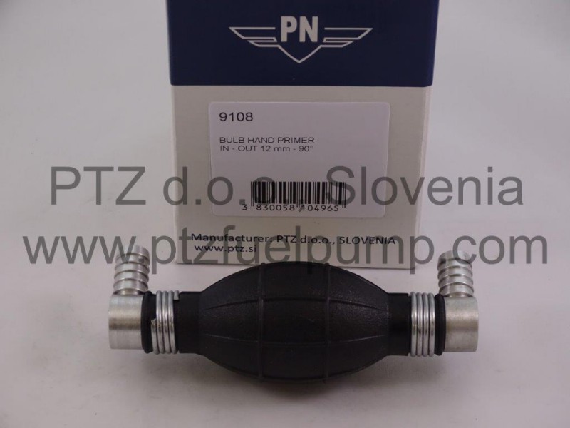 Ročna črpalka goriva Fi 12mm 90° - PN 9108