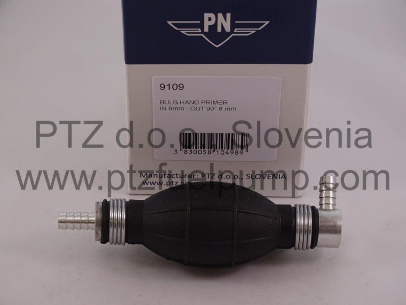 Ročna črpalka goriva Fi 8mm - 8mm 90° - PN 9109