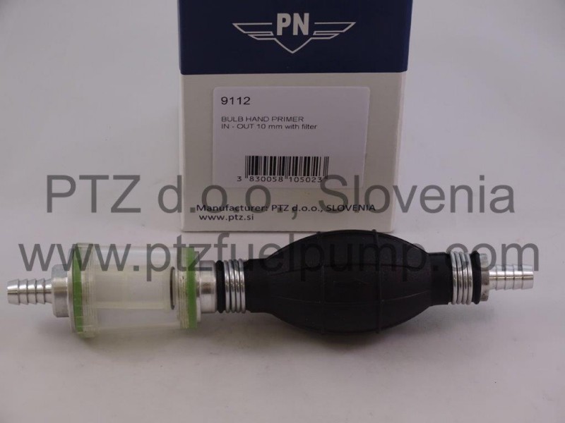 Pompe d'amorçage Fi 10mm+Filter - 10mm - PN 9112